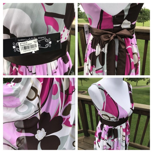 Trixxi Empire Dress Surplice Sleeveless Size 3 NEW - Picture 6 of 13